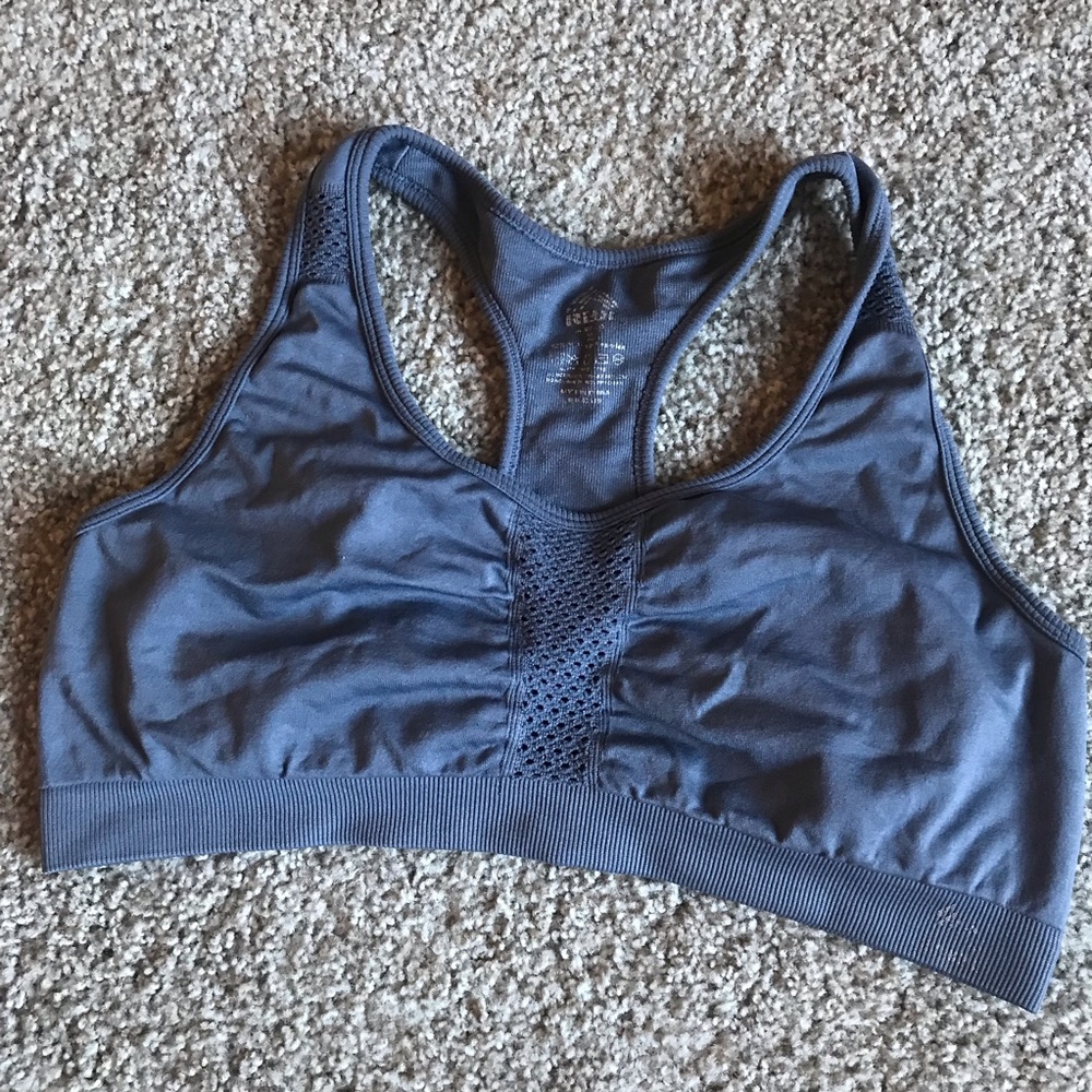 Grey Reebok Sports Bra